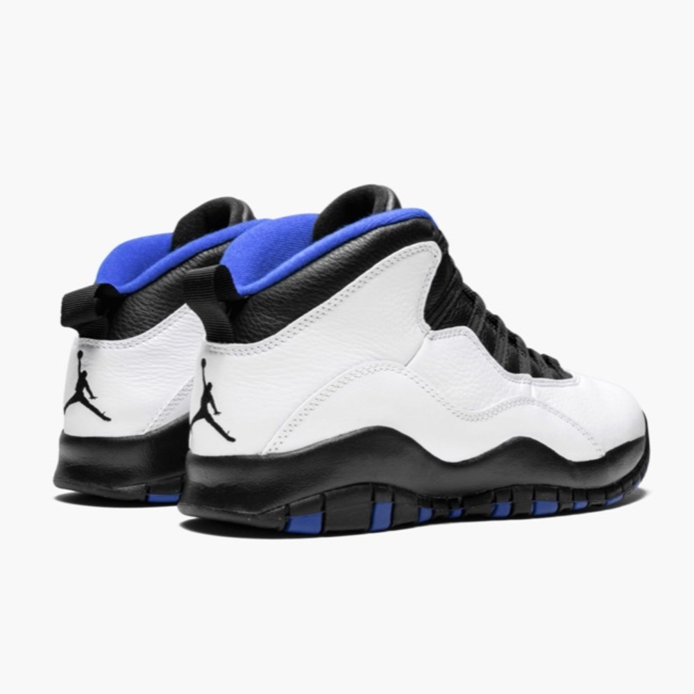 Air Jordan Retro 10 Orlando White, Blue & Black - Picture 3 of 10
